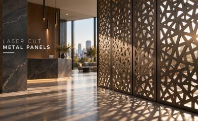 Laser Cut Metal Panels for Interior Design