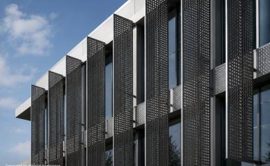 Metal Sun Breakers for Modern Building Design